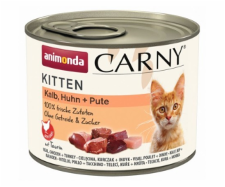Animonda ANIMONDA Carny Kitten příchuť: hovězí, telecí a ...