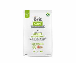 BRIT Care Dog Sustainable Adult Medium Breed Chicken & In...