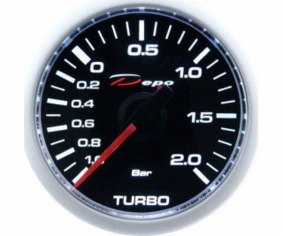 DRacing_F DEPO CLOCK CSM 52mm - TURBO MECHANICKÉ -1 až 2 BAR