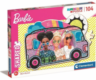 Puzzle 104 dielikov v tvare Barbie