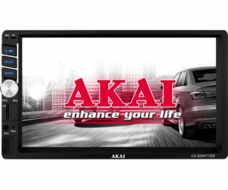 Autorádio AKAI, CA-2DIN7135S, černá, 4x 25 W, FM/AM