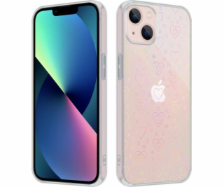 MAXXIMUS MX HOLO SRDCE SAMSUNG S22+ ČIRÁ / TRANSPARENTNÍ