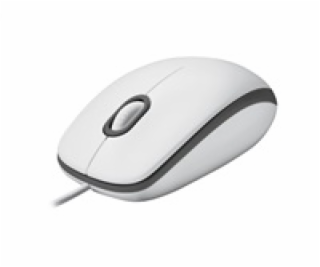 Logitech Corded Mouse M100 WHITE - EMEA
