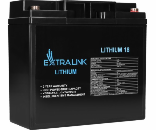 Akumulator LiFePO4 18AH 12.8V BMS EX.30417