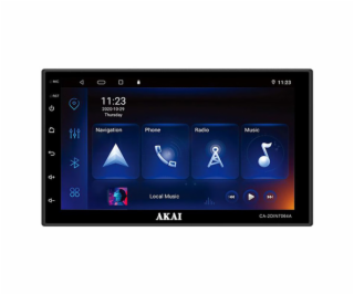 Autorádio AKAI, CA-2DIN7064A, android, ovládání na volant...