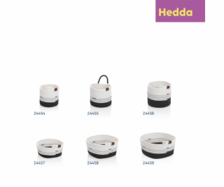 KELA Košík Hedda 23 cm směs bavlna/polyester bílo-černá K...