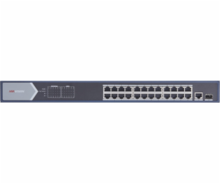 Switch Hikvision L2, neřízený, 24 1000m PoE+1