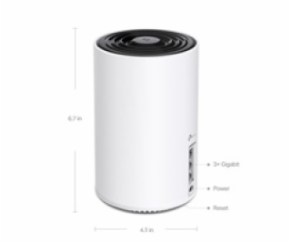 WiFi router TP-Link Deco XE75(1-pack) AXE5400, WiFi 6E, 3...