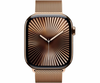 Apple Watch 10 46mm GPS+4G Titan Milanese Loop M/L Gold/Gold