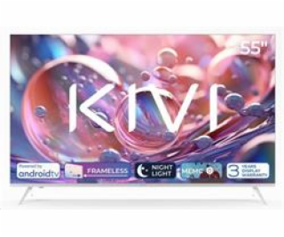 KIVI - 55 , UHD, Android TV 11, Bílá, 3840x2160, 60 Hz, r...