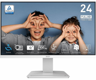 MSI Pro/MP2412W/23,8 /VA/FHD/100Hz/1ms/White/2R