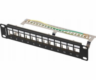 LANBERG PATCH PANEL 12 PORTŮ 1U 10  FTP PRO MODULY KEYSTO...