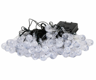 IMMAX LED solární dekorační řetěz DROP, 50xLED, IP65, tep...