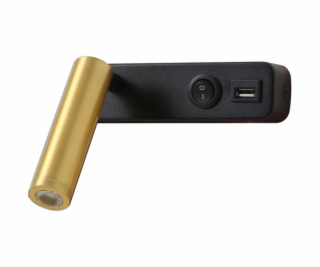IMMAX GOAL designové nástěnné LED svítidlo, vypínač, USB,...