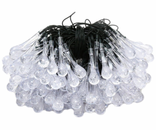 IMMAX LED solární dekorační řetěz DROP, 100xLED, IP65, te...