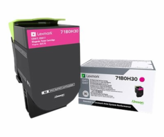 Lexmark X417 - Vysoká výtěžnost - purpurová - originální ...