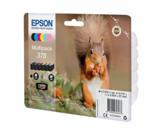Epson 378 Multipack - 6-balení - černá, žlutá, azurová, p...