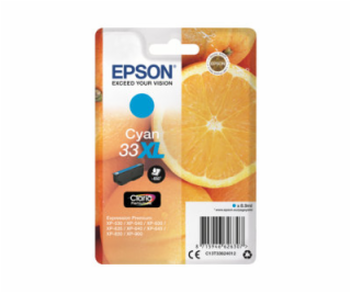 Epson 33XL - 8.9 ml - XL - azurová - originální - blistr ...