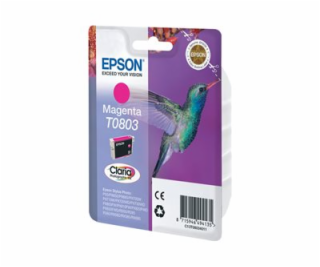Epson T0803 - Purpurová - originální - blistr s RF / akus...