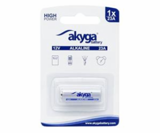 Akyga alkalická baterie 23A Zn-MnO2, 12V/48mAh, blister 1x