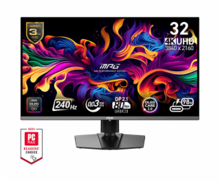 MSI MPG/322URX/31,5 /QD-OLED/4K UHD/240Hz/0,03ms/Black/2R