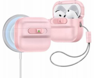 Ochranné pouzdro ESR Pulse pro sluchátka AirPods 4 (růžové)