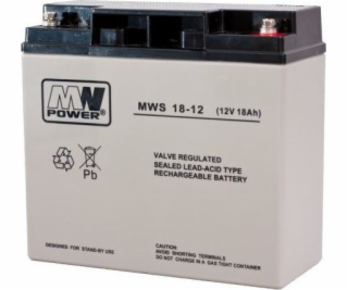 MPL napájecí baterie 12V/18Ah (MWS/12V-18AH)