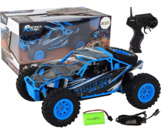 LeanToys dálkově ovládané terénní auto R/C 1:24 modré