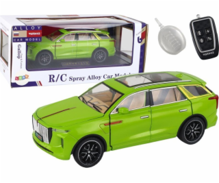 LeanToys Aluminium RC Car Model 1:24 C Barva Zelená
