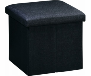Kesper Pouf s úložným prostorem, plátěný vzhled, 38 x 38 cm