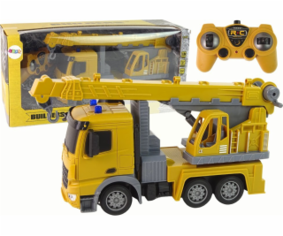 Stavební vozidlo Triton Crane 2,4GR/C Žlutá 1:12
