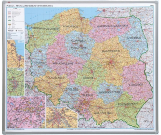 2x3 Administrativní mapová deska 102,5x120 alu23 -