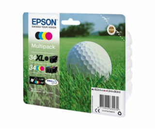 Epson 34 Multipack - 4-balení - černá, žlutá, azurová, pu...