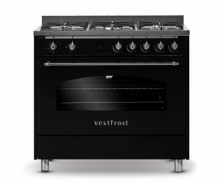 Sporák Vestfrost, VC-993wnPBK, plynový, retro, 9 pečících...