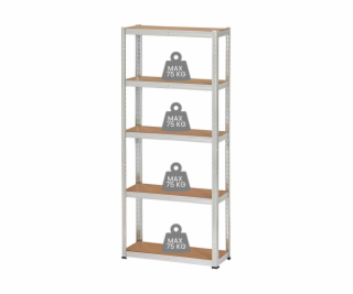 ÚLOŽNÁ POLICE 4IQ. 30X75X172CM 75KG