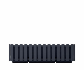 Květináč Prosperplast BOARDEE FENCYCASE, O 58x18cm, antracit