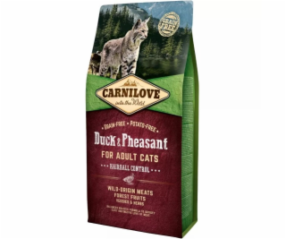 CARNILOVE Duck & Pheasant Hairball Control - suché krmivo...