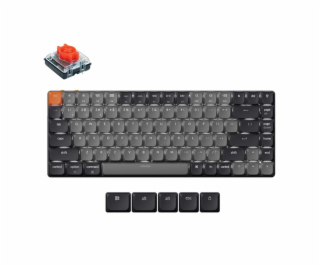 Bezdrátová nízkoprofilová klávesnice Keychron K3 LED Red ...