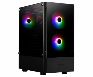 SPIRE Talos E3 RGB, PC Skrinka, čierna