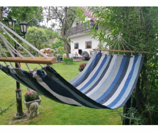 Greenmill HOUPACÍ SÍŤ S PŘÍČNOU TYČÍ 200 cm x 100 cm JLH004