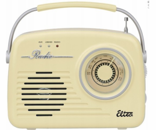 Eltra Rádio LUIZA RETRO SP-11 MP3 USB SD Vanilla