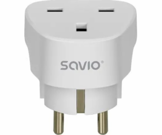 Savio Cestovní adaptér, UK zásuvka, EU zástrčka AP-02