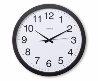 Hama DCF Moorea nástěnné hodiny 30cm stříbrné
