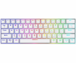 Savio Mechanická klávesnice WHITEOUT X2 OUTEMU Peach Sile...