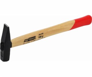 AWTools ZÁMEČNICKÉ KLADIVO 0,1 kg DŘEVĚNÁ RUKOJEŤ BLACK L...