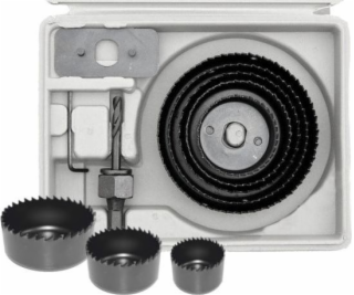 AWTools Děrovky na dřevo 50-100mm 8ks. (AW40507)