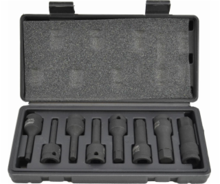 AWTools NÁRAZOVÉ KLÍČKY HEX 8ks. BLACKLINE