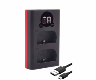 Baxxtar Pro Ladegerät LCD Dual für LP-E6