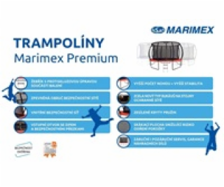 Marimex Premium trampolína 305 cm + vnitřní ochranná síť ...