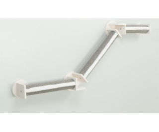 Trixie Wall Cat Set 2, bílá/šedá, 195×78 cm, stezka k tyči